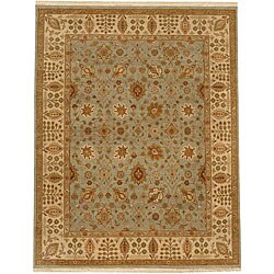 Hand-knotted Kolar Hand-spun Wool Rug (9' x 12')