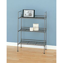 Metal 3-tier Mesh Storage Shelf