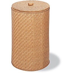 Round Wicker Hamper