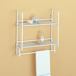 Metal 2-tier Wall Mounting Rack