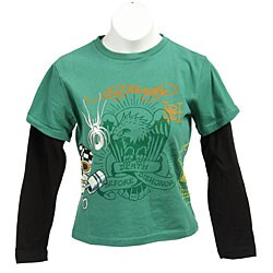 Ed Hardy Boy's Multi-print Foil T-shirt