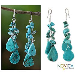Sterling Silver 'Falling Rain' Earrings (Thailand)