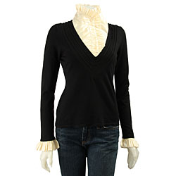 FINAL SALE Dolce Cabo Women's Layered Ruffled Shirt
