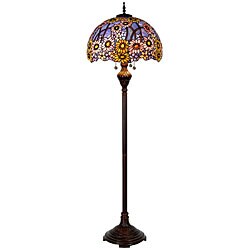 Tiffany-style Celestial Spring Floor Lamp