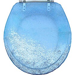 Decorative Stardust Polyresin Toilet Seat
