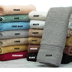 Egyptian Cotton Hand Towel Set (Set of 8)