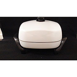 West Bend 12-inch White Electric Skillet