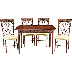 Bailey Antique Bronze 5-piece Dinette Set