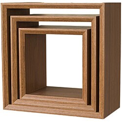 Cubes Square Floating Shelves (Set of 3)