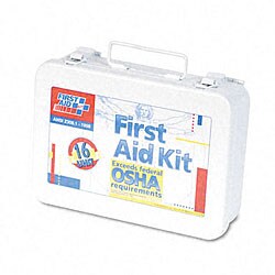 ANSI-compliant First Aid Kit with 16 Units
