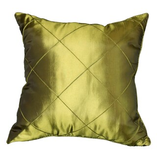 Green Diamond Patterned Cushion Cover
