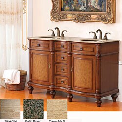 Turner 58-inch Double Sink Bathroom Vanity