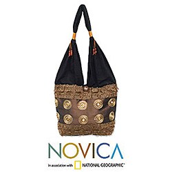 Cotton 'Moonlight' Shoulder Bag (Thailand)