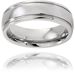 P11534114 Save 42% Comparatively on Tungsten Carbide Grooved Mens Wedding Band $57.99 with $2.95 Shipping!