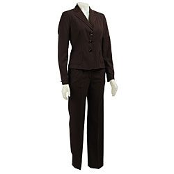 Larry Levine Women's Stripe Pant Suit
