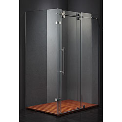Vigo Frameless Shower Enclosure with Sliding Door