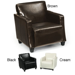Bicast Leather Greenwich Club Chair