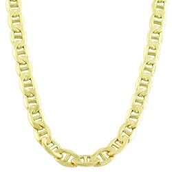 14k Yellow Gold 24-inch Mariner Chain
