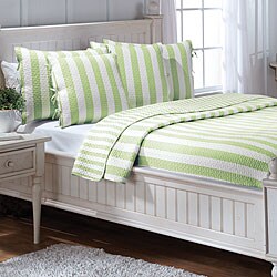 Cabana Stripe Quilt Set