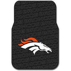 Denver Broncos Front Floor Mats (Set of 2)