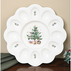 Nikko 'Happy Holidays' Deviled Egg Server