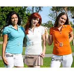 Green Tee Women's Pop Classic Polo Top