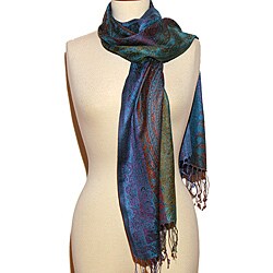 Hand-woven Silk Scarf (India)