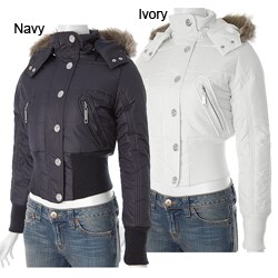 Ci Sono by Adi Junior's Quilted Hood Jacket