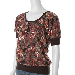 Belle du Jour Scoop Neck Banded Bottom Tunic