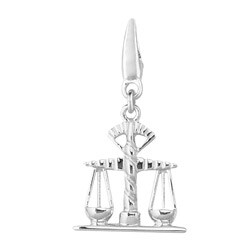 Sterling Silver Lawyer Justice Charm