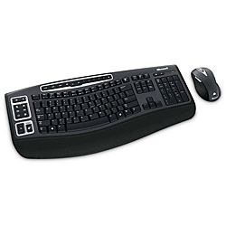 Microsoft Wireless Laser Desktop Keyboard and Mouse (Refurbished)