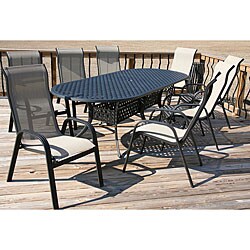 Executive 9-piece Dining Set with 102-inch Table