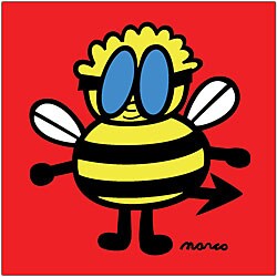 Marco 'Bee Boy' Framed Canvas Art