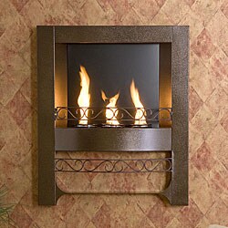 Bronze Wall-mounted Fireplace