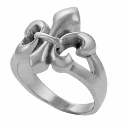 Sterling Silver Fleur de Lis Ring