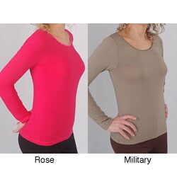 Yogacara Women's Contrast Stitched Neck Top