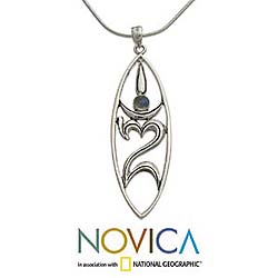 Sterling Silver 'Peace for the World' Necklace (Indonesia)