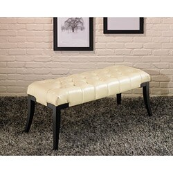 Newport Bicast Leather Bench