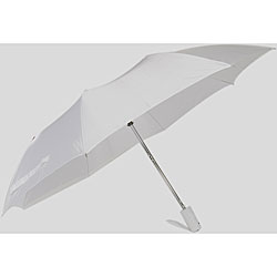 RainWorthy White Compact Umbrellas (Case of 20)
