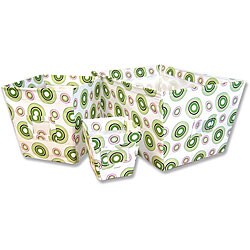 Trend Lab Pixie Stix 3-piece Fabric Storage Bin Set