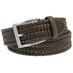 Joseph Abboud Men's Woven Leather Belt