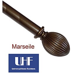 Marseille 48 to 88-inch Adjustable Curtain Rod Set