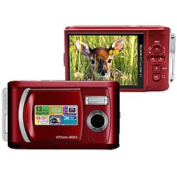 SVP 8061 Compact 8MP 2.8-inch LCD Red Digital Camera