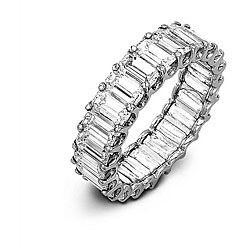 Platinum 5 3/4ct TDW Diamond Full Eternity Band