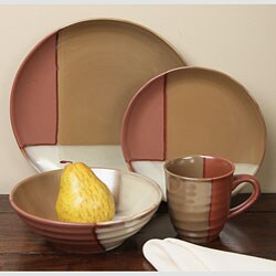 Sango Gold Dust Sienna 16-piece Dinnerware Set