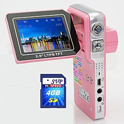 SVP HDDV-3001 D1 2.5-inch CCD Pink Digital Camcorder