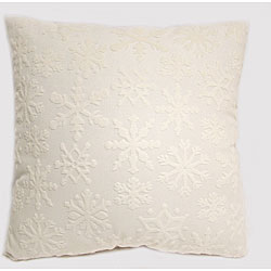 White Snowstorm 24-inch Floor Pillow