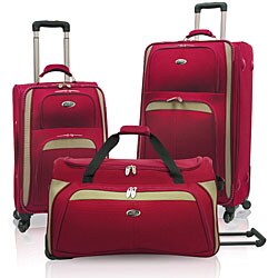 US Traveler Milano 3-piece Spinner Luggage Set