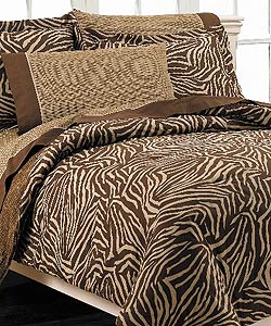 Zulu Animal Print 7-piece Bedding Ensemble
