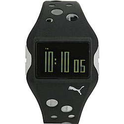 Puma Flow Women's LCD Dial Black Strap Watch